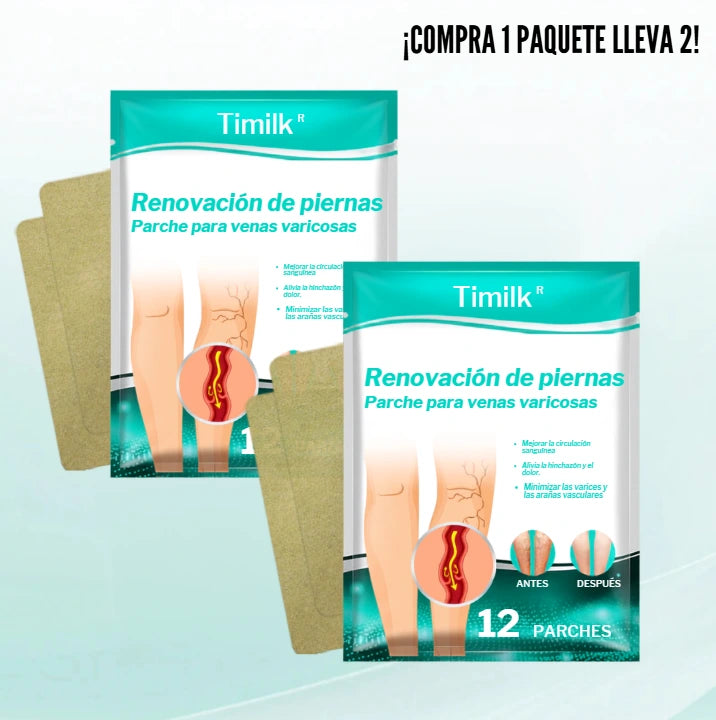 Parche para venas varicosas Timilk®